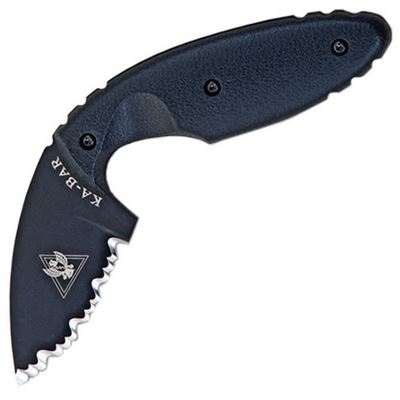 Knife Ka-Bar TDI Law Enforcement serrated blade BLACK