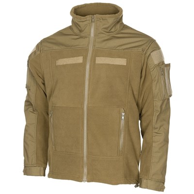 Tactical fleece jacket COMBAT COYOTE