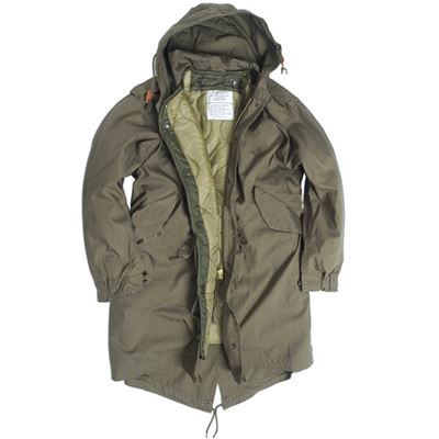U.S. M65 jacket with liner FISHTAIL OLIVE