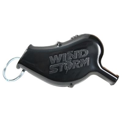 Windstorm ™ whistle plastic BLACK