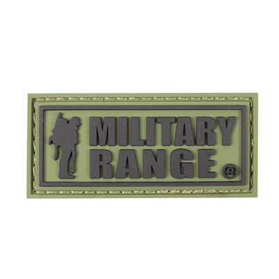 Patch MILITARY RANGE small BLACK