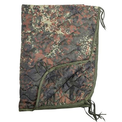 BW poncho liner with a case Flecktarn