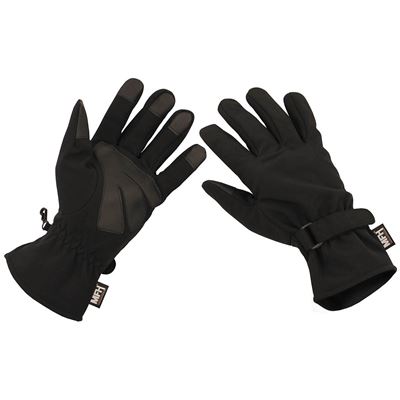 Gloves SOFTSHELL BLACK