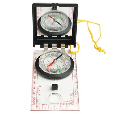 Compass PLASTIC MIL-TEC with mirror