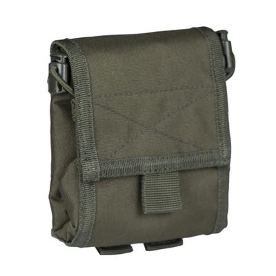 COLLAPSIBLE pouch for empty containers OLIVE
