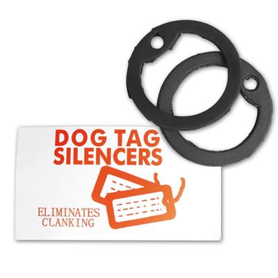 Dog tag silencers BLACK