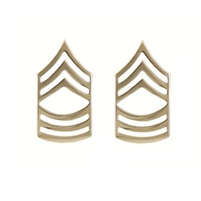 Badge of rank of Sergeant POLISHED GOLD