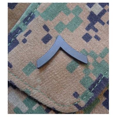 The rank badge USMC - Pfc. - BLACK