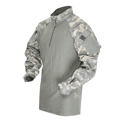 Tactical Combat Shirt COMBAT TRU 1/4 ZIP ACU , AT - DIGITAL