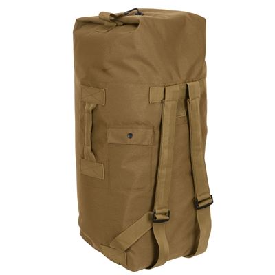 G.I. Type Enhanced Double Strap Duffle Bag COYOTE BROWN