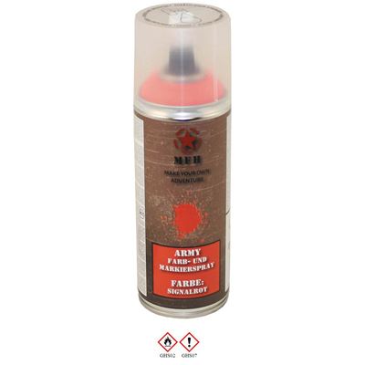 ARMY camouflage paint spray 400 ml SIGNAL RED
