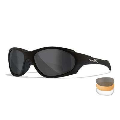 Tactical sunglasses XL-1 ADVANCED COMM set 3 lenses BLACK frame