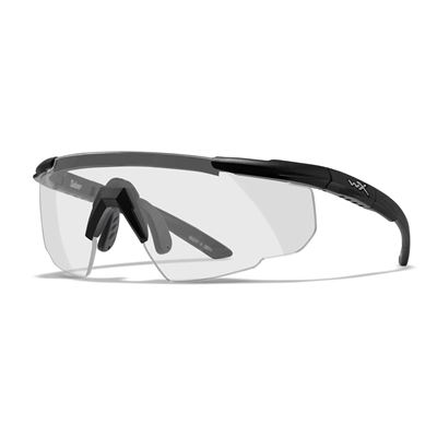 Tactical sunglasses SABER ADVANCED BLACK frame CLEAR lenses