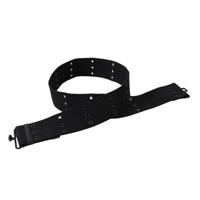 U.S. type belt with metal buckle LC1 BLACK