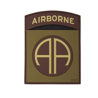 PATCH 3D PVC AIRBORNE 82nd COYOTE