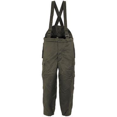 Austria thermo trousers on braces OLIVE