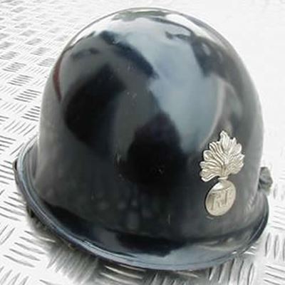 Helmet RF French BLUE badge used