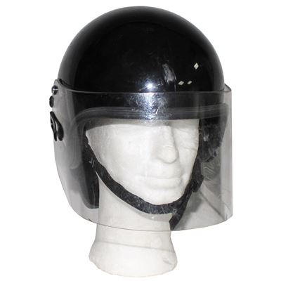 Used Anti-shock helmet with visor BLACK or BLUE
