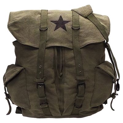 Backpack VINTAGE STAR OLIVE
