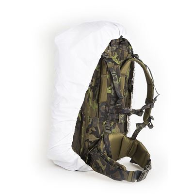 Camouflage disguise for winter backpack of 60L WHITE