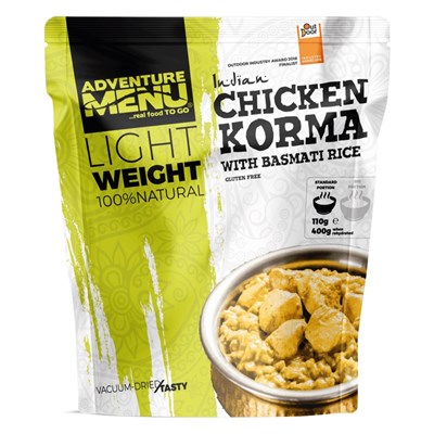 Chicken KORMA with basmati rice - vacuum dried meal