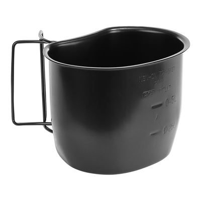 Stainless Crusader Cup Canteen 750 ml BLACK