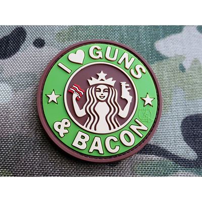 Patch GUNS AND BACON velcro MULTICAM ®