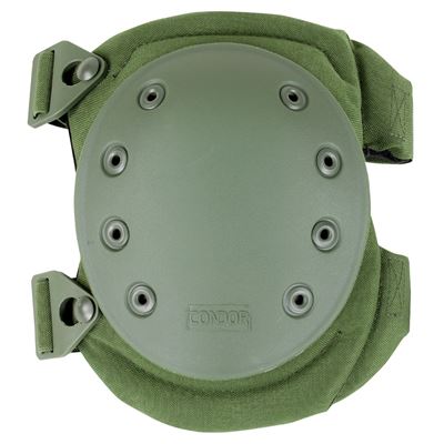 Kneepads with closing clip OLIVE