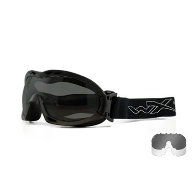 Tactical goggles NERVE set 2 lenses BLACK frame