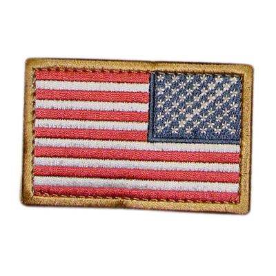 U.S. Flag reverse applique color