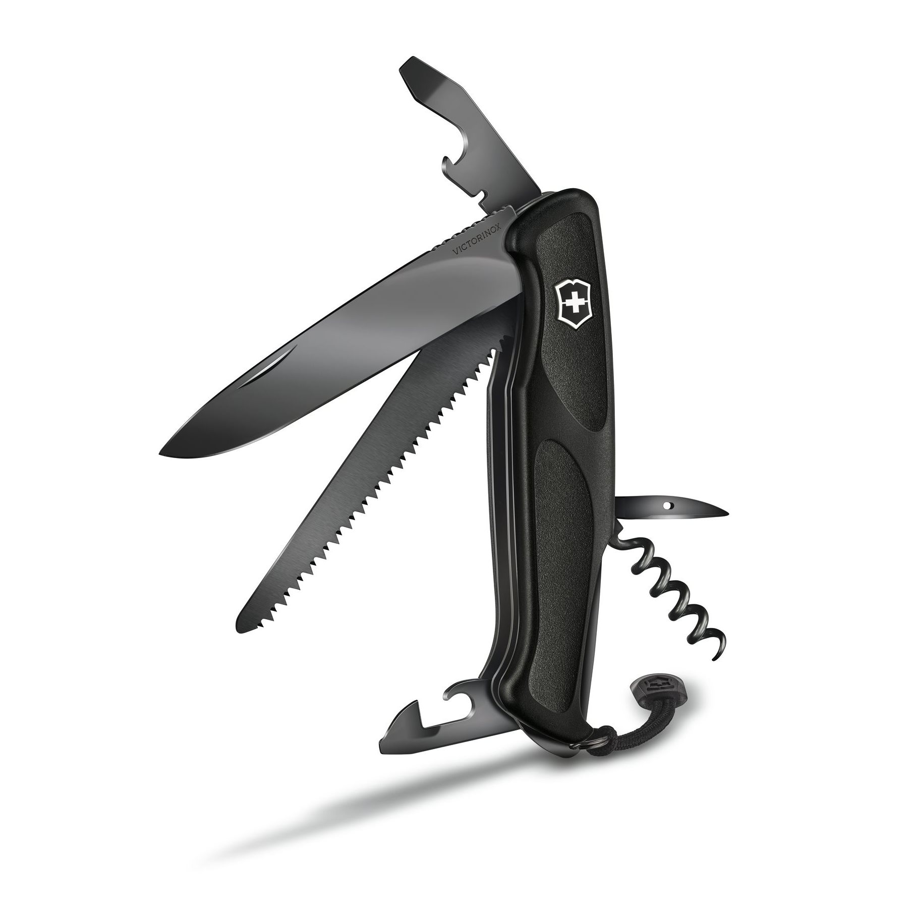 Pocket Knife RangerGrip 55 ONYX BLACK VICTORINOX 0.9563.C31P L-11