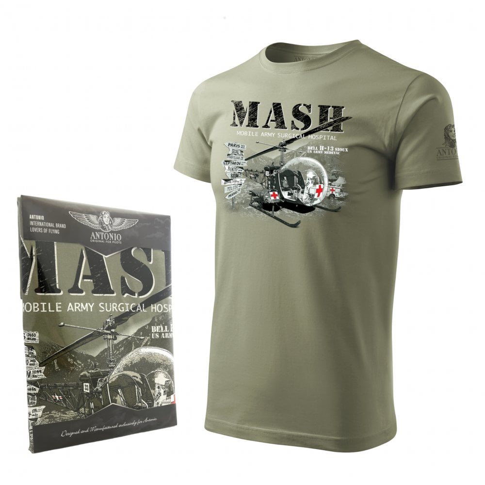 T-shirt BELL H-13 MASH GREEN ANTONIO® 0214771 L-11