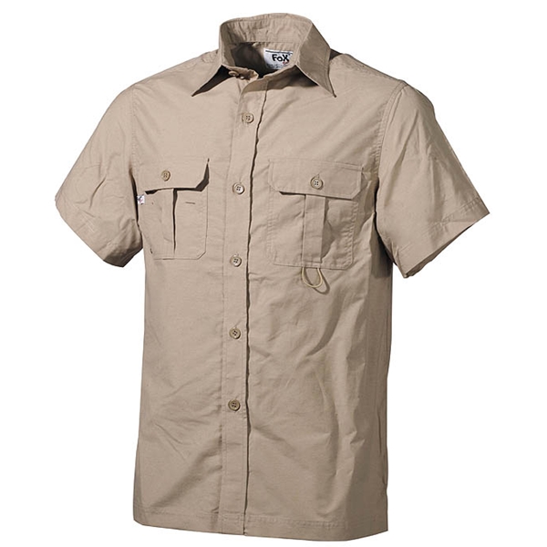 SAND Short Sleeve Shirt OUTDOOR FOX Outdoor 02303F L-11