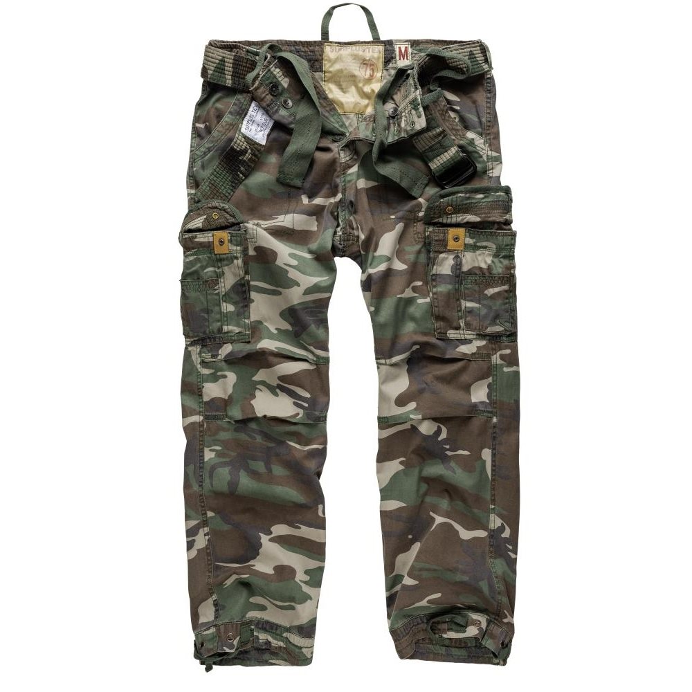 SURPLUS pants PREMIUM VINTAGE WOODLAND MILITARY RANGE
