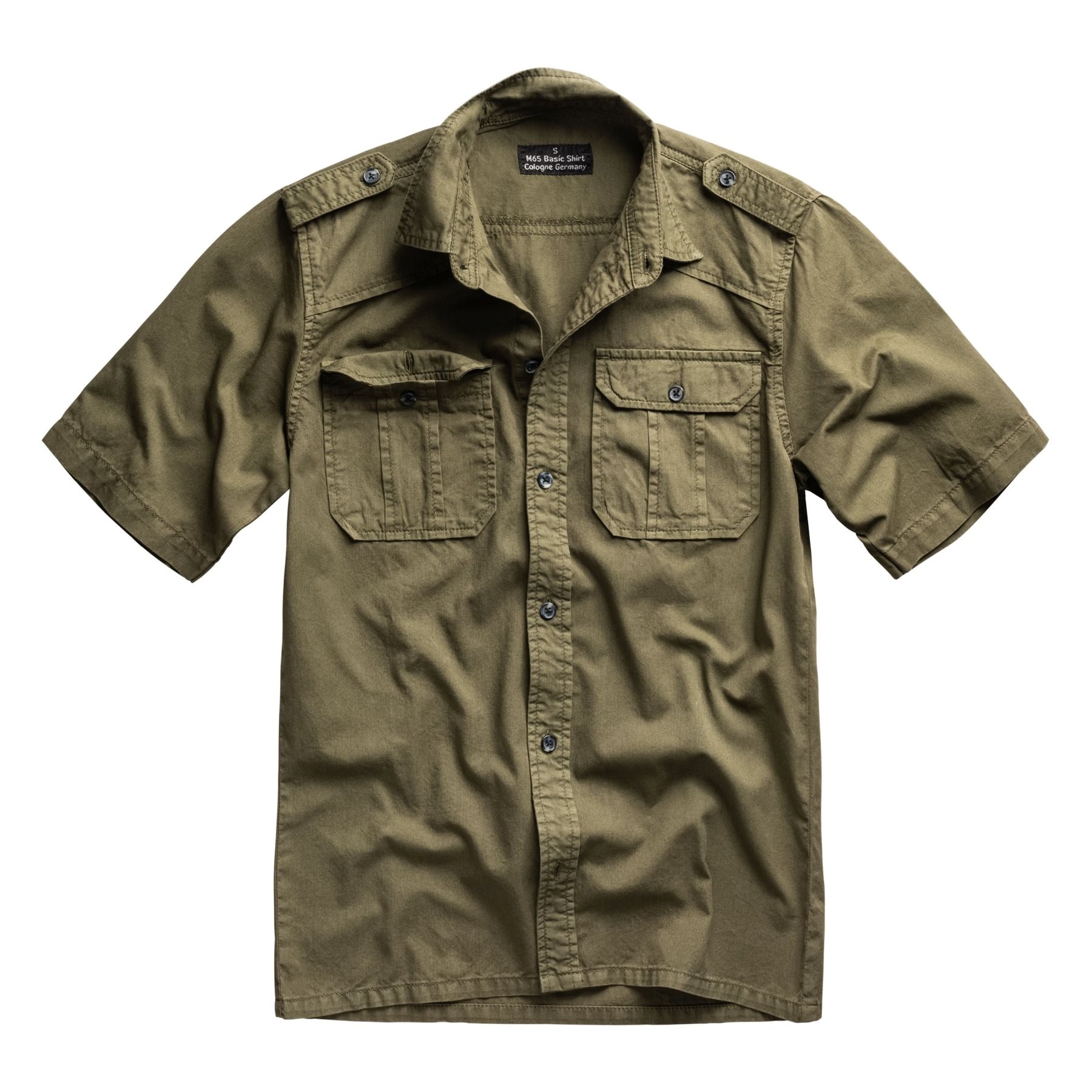 M65 BASIC shirt with short sleeves OLIVE SURPLUS 06-3592-01 L-11