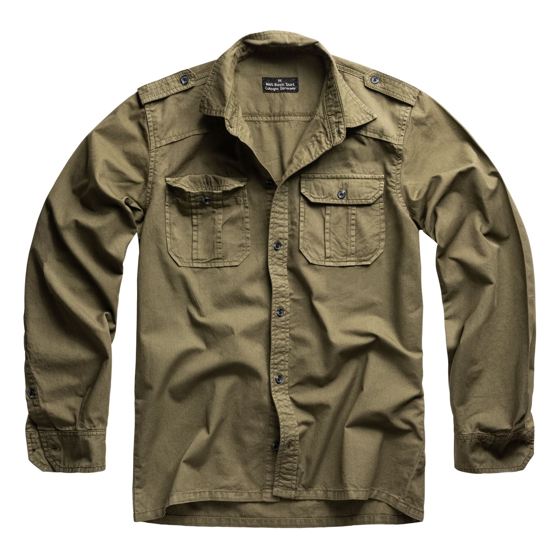 M65 BASIC shirt with long sleeves OLIVE SURPLUS 06-3593-01 L-11
