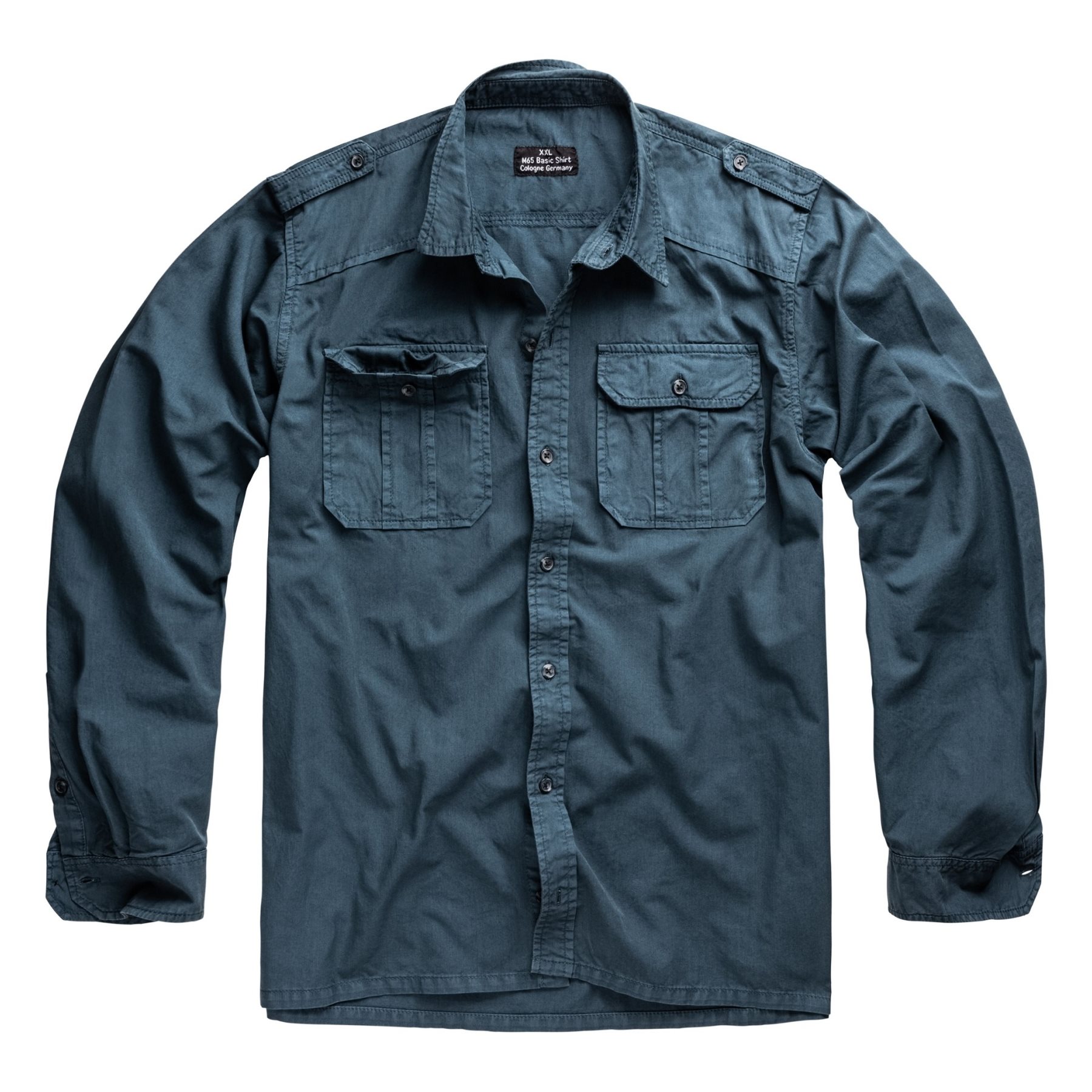 M65 BASIC shirt with long sleeves NAVY SURPLUS 06-3593-10 L-11
