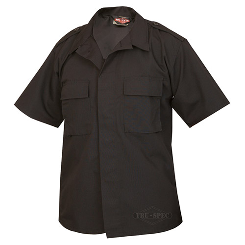 Bussiness short sleeve shirt rip-stop BLACK TRU-SPEC 10000 L-11