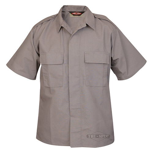 Bussiness short sleeve shirt rip-stop GRAY TRU-SPEC T10020 L-11
