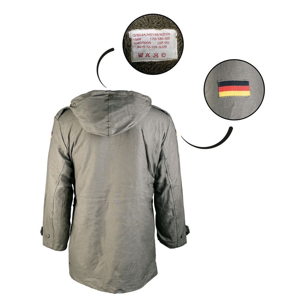 BW jacket with liner OLIVE Bundeswehr 10102001 L-11