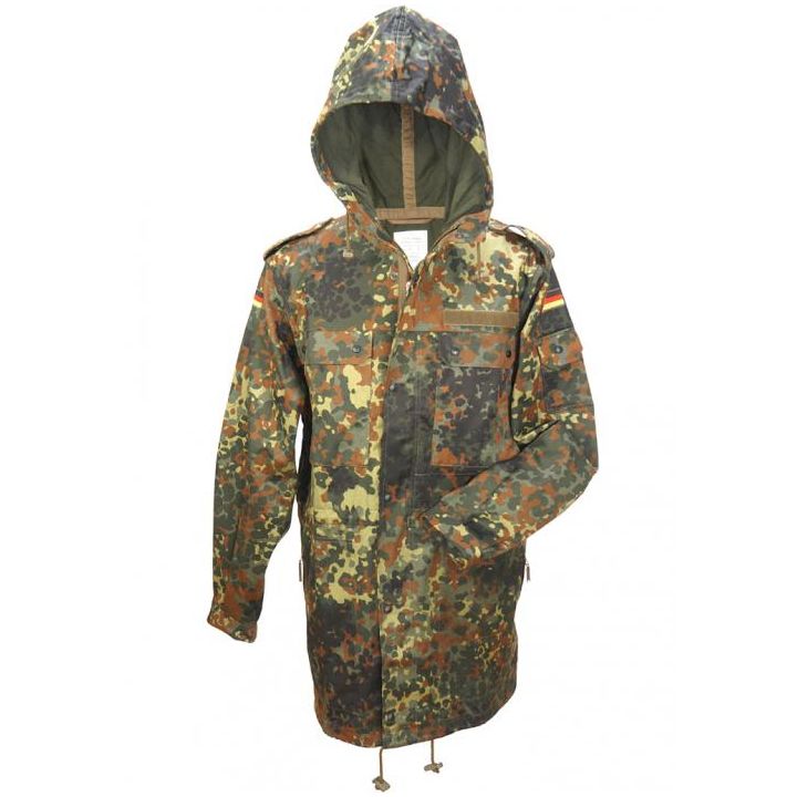 BW jacket with hood and without inserts Flecktarn Bundeswehr 10105021 L-11