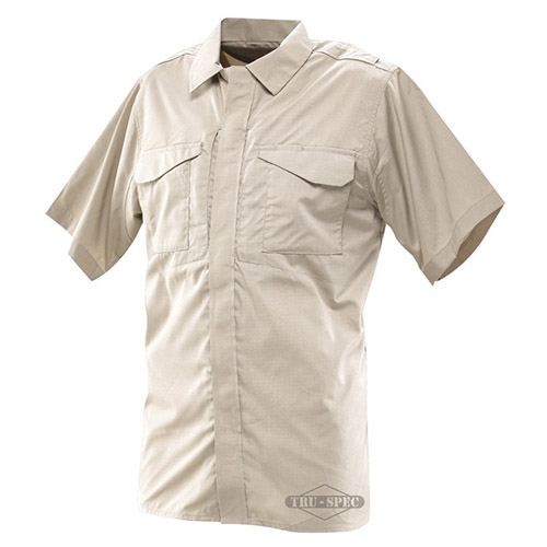 24-7 short sleeve shirt rip-stop KHAKI TRU-SPEC 24-7 10460 L-11