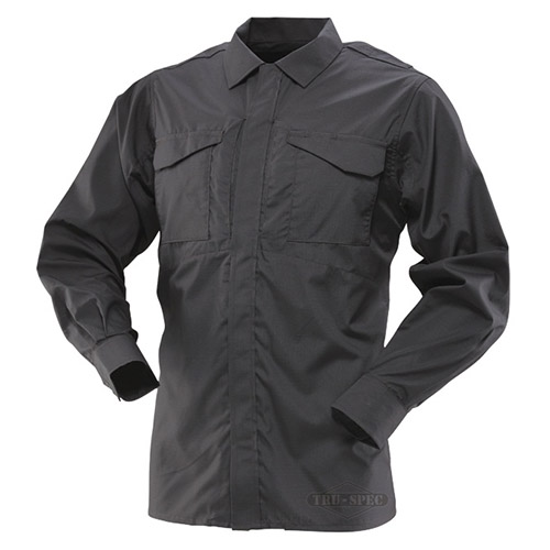 24-7 long sleeve shirt rip-stop BLACK TRU-SPEC 24-7 10510 L-11