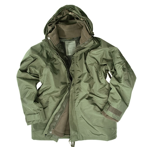 U.S. jacket with liner OLIVE FLEECE MIL-TEC® 10615001 L-11