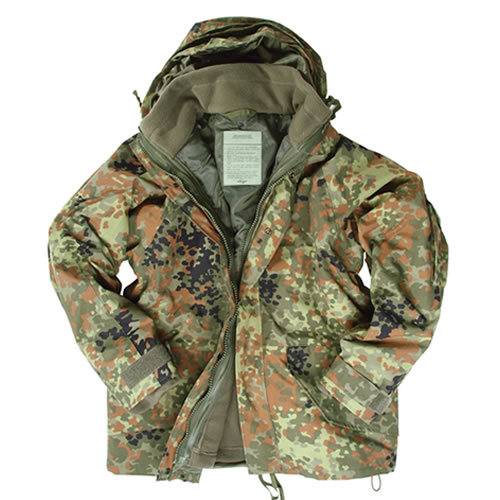 U.S. jacket with lining Fleece Flecktarn MIL-TEC® 10615021 L-11