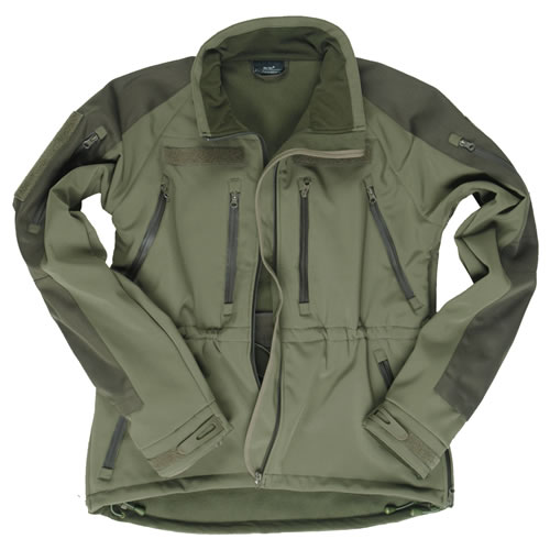 PLUS OLIVE SOFTSHELL jacket MIL-TEC® 10859001 L-11