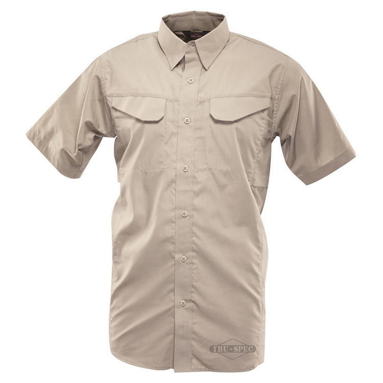 24-7 short sleeve shirt rip-stop KHAKI TRU-SPEC 24-7 1092000 L-11