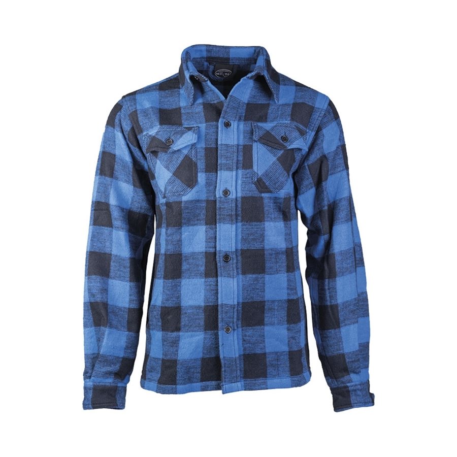 Lumberjack shirt buttoned blue-black MIL-TEC® 10940003 L-11