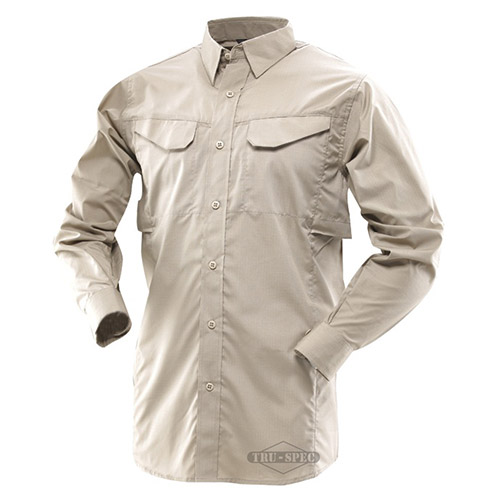 24-7 long sleeve shirt rip-stop KHAKI TRU-SPEC 24-7 11020 L-11