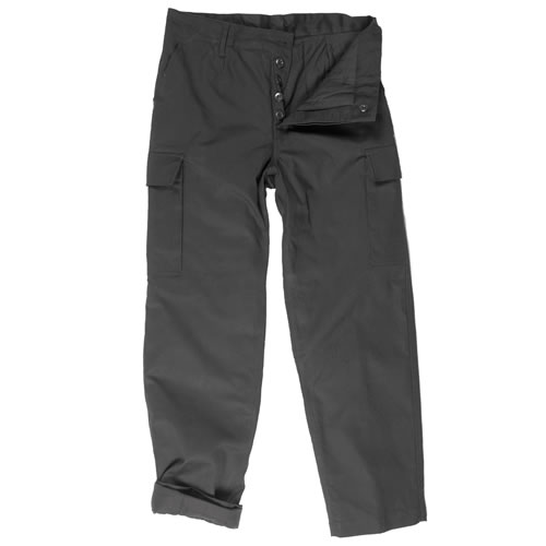 MIL-TEC BW moleskin pants type insulated BLACK | MILITARY RANGE